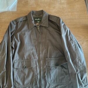 Eddie Bauer Brown Lightweight Shirt Jacket size L